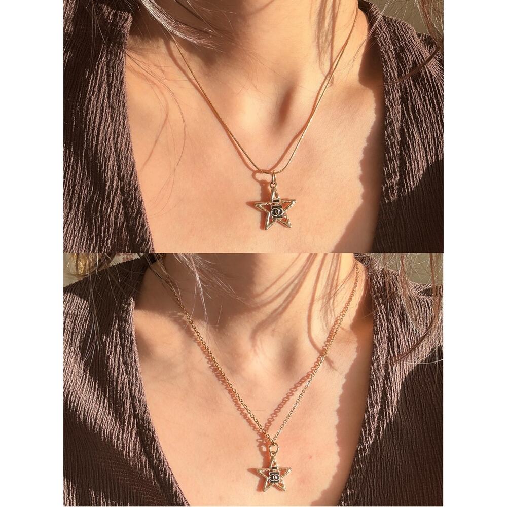 Vintage ONLY 1! CHANEL Star Upcycled Necklace